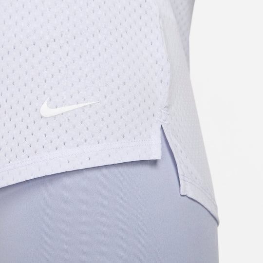 (WMNS) Nike Dri-FIT One Breathe Short-Sleeve Top 'Purple' DX0132-536 ...