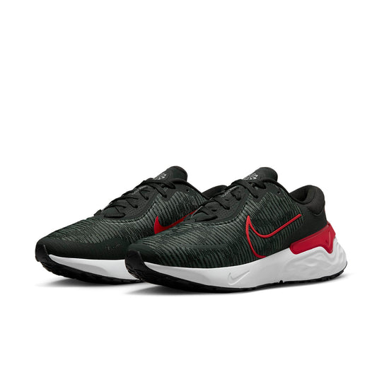 Nike Renew Run 4 Road Running Shoes 'Black University Red' DR2677-003