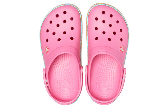 (WMNS) Crocs Crocband Beach Pink Sandals 205889-669