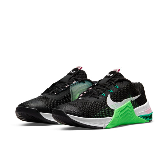 (WMNS) Nike Metcon 7 'Black Green Strike' CZ8280-036
