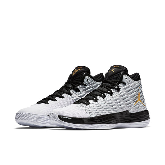 Air Jordan Melo M13 X 13 'White Black Gold' 902443-131 Basketball Shoes/Sneakers  -  KICKS CREW