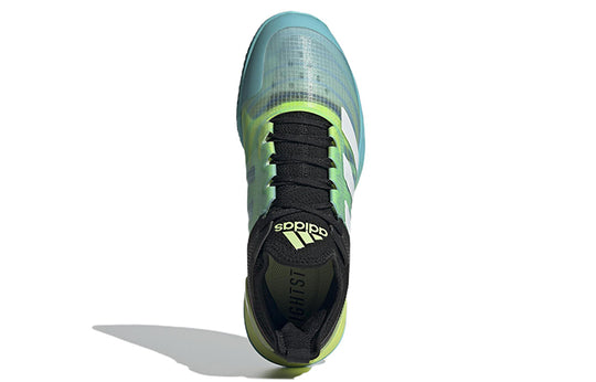 (WMNS) adidas Adizero Ubersonic 4 Clay Court 'Black Pulse Lime' GW2517