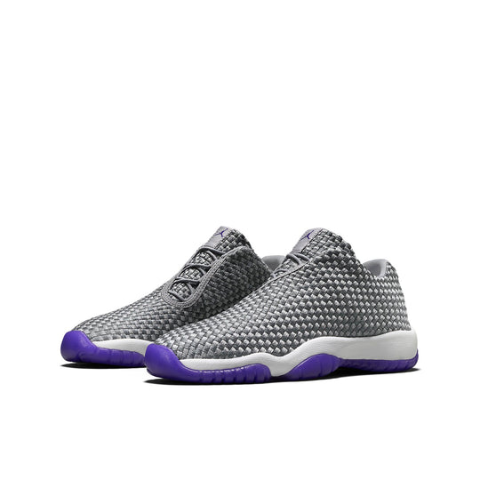 (GS) Air Jordan Future Low 'Wolf Grey Court Purple' 724814-039