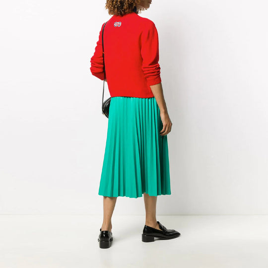 (WMNS) Gucci Knitted Wool Jumper 'Red' 609656-XKAP0-6509