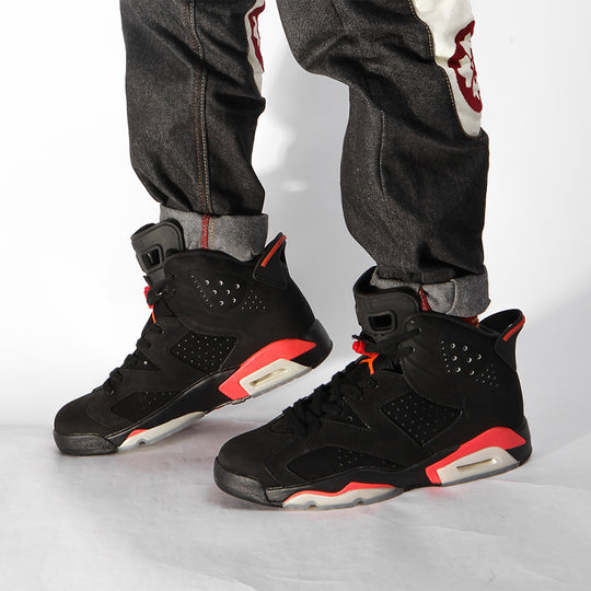 Air Jordan 6 Retro 'Infrared' 2014 384664-023 Retro Basketball Shoes  -  KICKS CREW