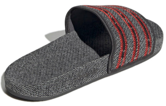 adidas Adilette Slide 'Cozy Pack - Vivid Red Solid Grey' GW0826