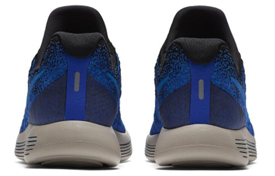 Nike LunarEpic Low Flyknit 2 'Black Blue' 863779-009 Marathon Running Shoes/Sneakers  -  KICKS CREW