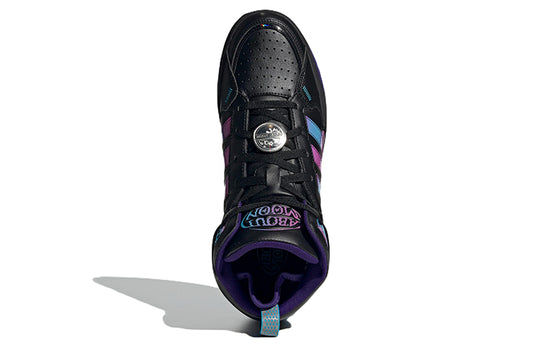 adidas neo 100db Mid 'Black Purple' H03422
