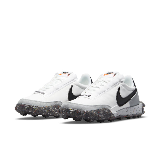 (WMNS) Nike Waffle Racer Crater 'White Black' CT1983-104