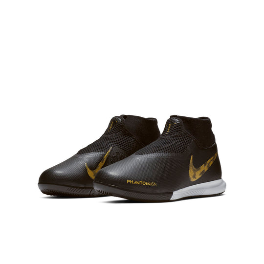 (GS) Nike Phantom VSN Academy DF TF Turf 'Black Yellow' AO3292-077