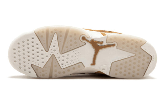 (GS) Air Jordan 6 Retro 'Wheat' 384665-705 Big Kids Basketball Shoes  -  KICKS CREW