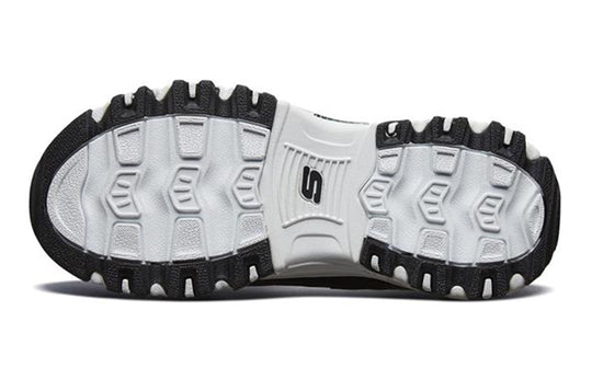 Skechers D'Lites Low-Running Shoes -KIDS Black/White/Slivery 80579L-BLK