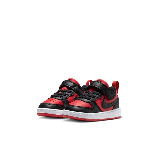 (TD) Nike Court Borough Low Recraft 'Black University Red' DV5458-600