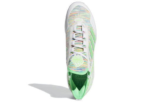 adidas Icon 7 Boost Dripped Out 'White Screaming Green' FZ0319