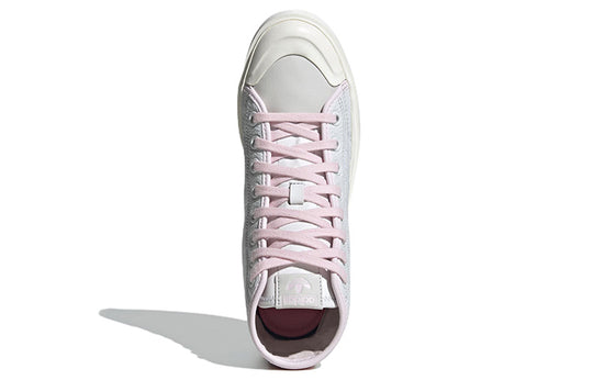 (WMNS) Adidas Nizza Bonega Mid 'Crystal White Almost Pink' GW6761