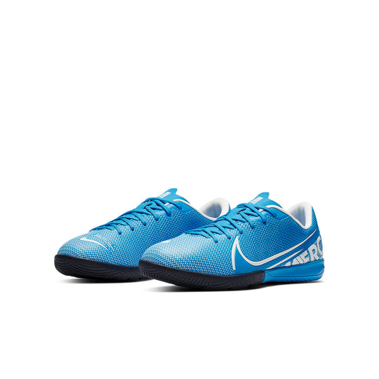 Nike JR Mercurial Vapor 13 Academy IC 'Blue White' AT8137-414