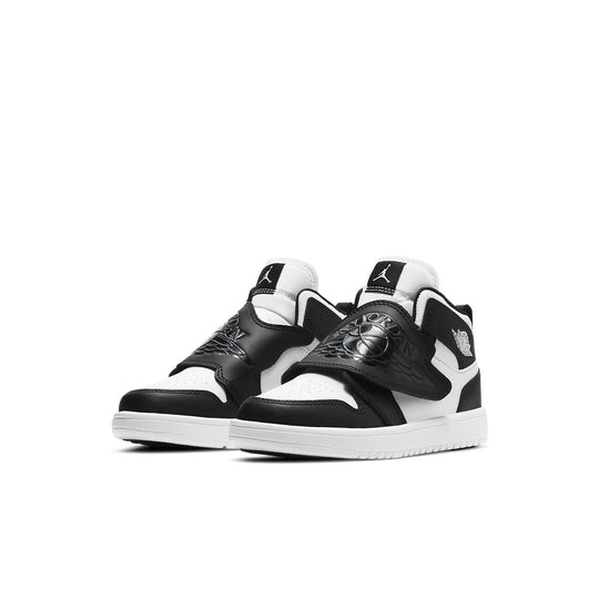 (PS) Air Jordan Sky Jordan 1 'Black White' BQ7197-010 Retro Basketball Shoes  -  KICKS CREW