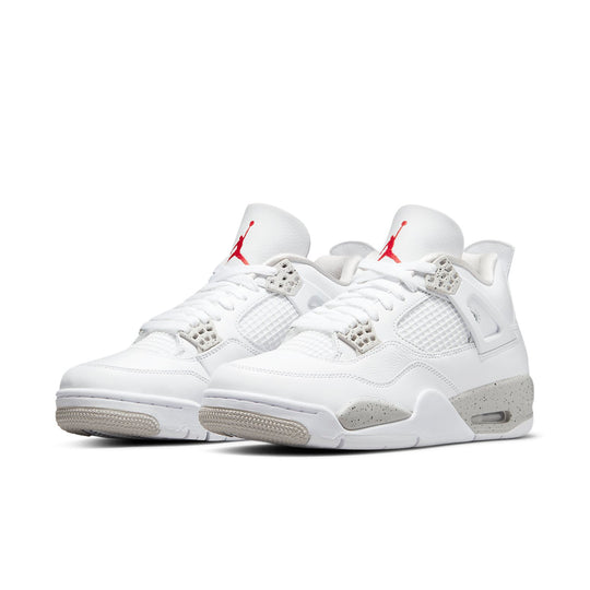 Air Jordan 4 Retro 'White Oreo' CT8527-100 Retro Basketball Shoes  -  KICKS CREW