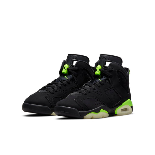 (GS) Air Jordan 6 Retro 'Electric Green' 384665-003 Big Kids Basketball Shoes  -  KICKS CREW