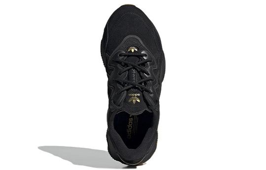 (WMNS) adidas originals Ozweego Athleisure Casual Sports Shoe Black GX4026