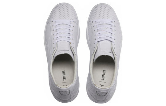 (WMNS) PUMA x Clyde Perforated Trapstar Shoes 'White' 364714-03