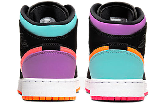 (GS) Air Jordan 1 Mid 'Candy' 554725-083 Big Kids Basketball Shoes  -  KICKS CREW