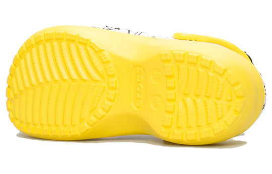 (WMNS) Crocs x Smiley World Charm Classic Platform Clogs 'Yellow White' 207980-94S