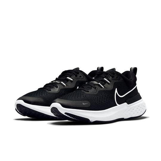 (WMNS) Nike React Miler 2 'Black White' CW7136-001