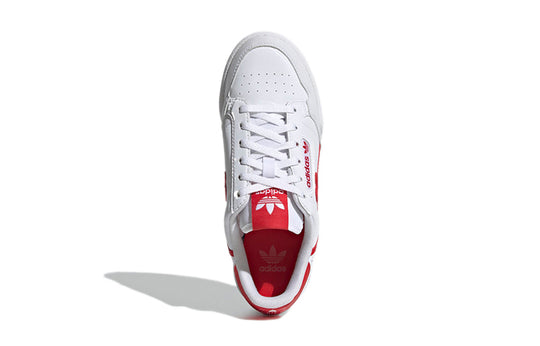 (GS) adidas originals Continental 80 J 'White Red' FY2578