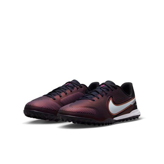 (GS) Nike Tiempo Legend 9 Academy TF Soccer Shoes 'Burgundy White' DR6072-510