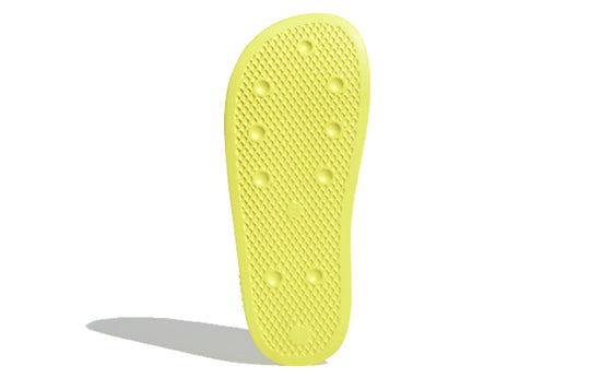 (WMNS) adidas originals Adilette Lite Slipper 'Yellow White' FU9140