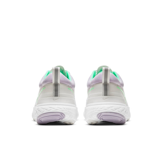 (WMNS) Nike React Miler 2 'Platinum Tint Green Glow' CW7136-002