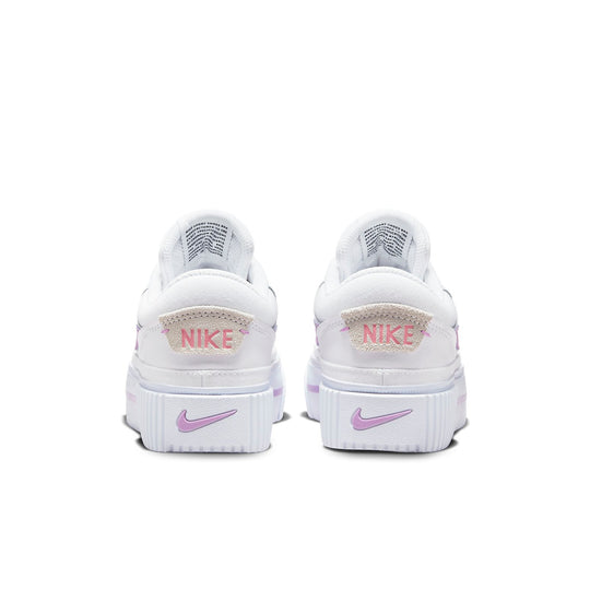 (WMNS) Nike Court Legacy Lift 'White Rush Fuchsia' DM7590-103