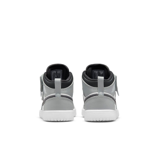 (PS) Air Jordan 1 Mid 'Gray Black White' AR6351-078