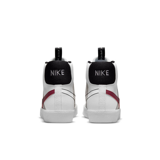 (GS) Nike Blazer Mid '77 SE 'White Rush Maroon' DH8640-101