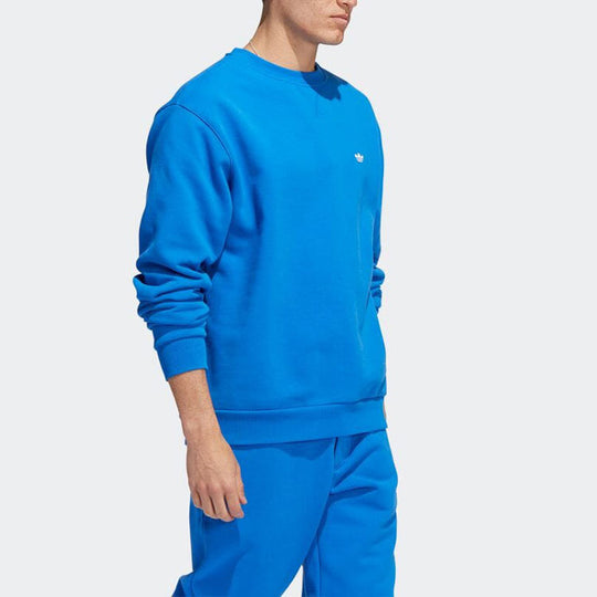 adidas Heavyweight Shmoofoil Crewneck Sweatshirt 'Blue Bird' HK9869