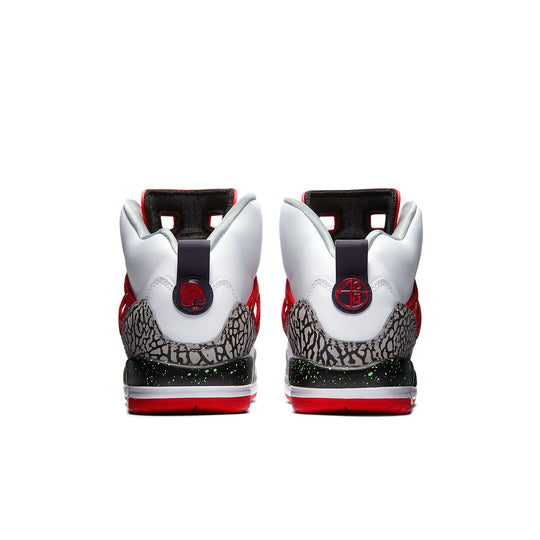 (GS) Air Jordan Spizike 'White Red' 317321-132