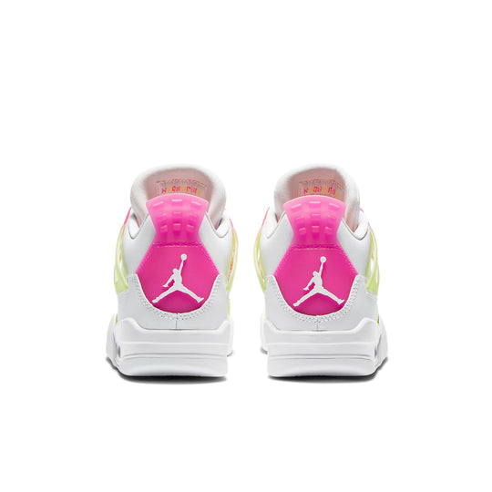 (GS) Air Jordan 4 Retro 'Lemon Venom' CV7808-100 Big Kids Basketball Shoes  -  KICKS CREW