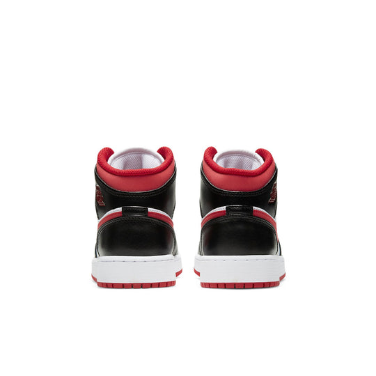 (GS) Air Jordan 1 Mid 'Black Gym Red White' DJ4695-122