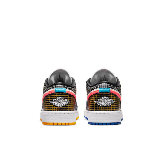 Air Jordan 1 Low MMD BG 'Multi Grid' DH7547-100 Retro Basketball Shoes  -  KICKS CREW