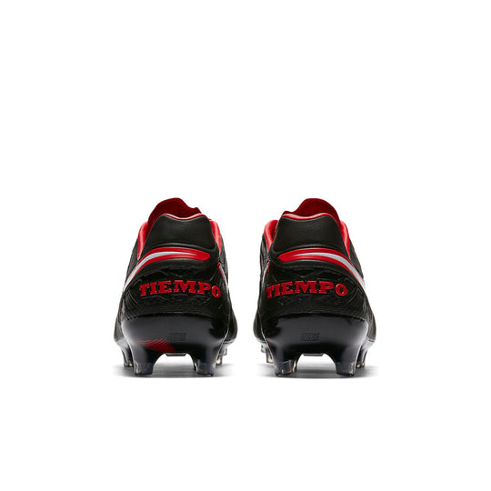 Nike Tiempo Legend VI FG Firm Ground 'Black Red' 819177-016