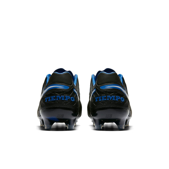 Nike Tiempo Legend VI FG Firm Ground 'Black Blue' 819177-014
