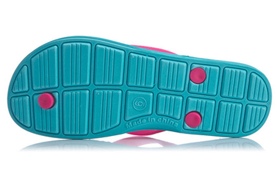 (WMNS) Li-Ning Disney Crossover LN Floper Blue Pink Slippers AGAP002-3