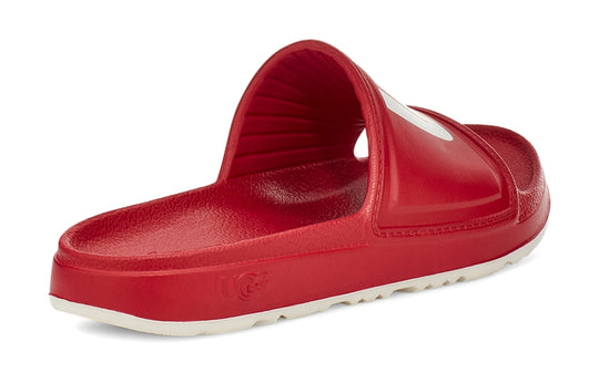 (WMNS) UGG Wilcox Slide Outdoor Sandals Red 1113457-SBR
