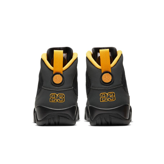 Air Jordan 9 Retro  'Black Dark Charcoal University Gold' CT8019-070 Retro Basketball Shoes  -  KICKS CREW