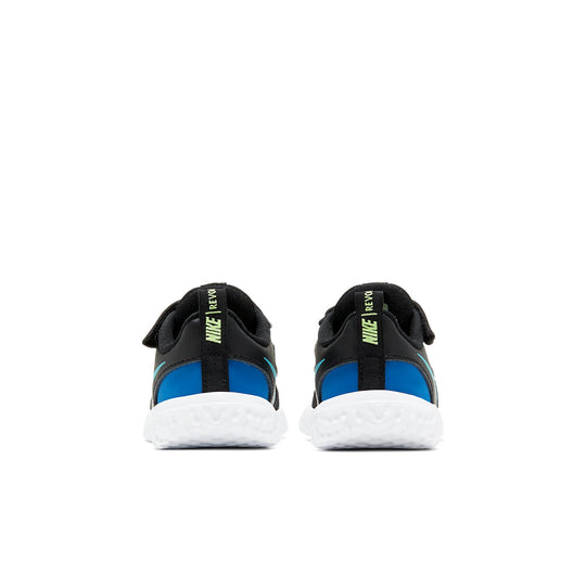 (TD) Nike Revolution 5 'Black Oracle Aqua' BQ5673-011