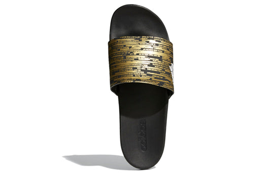 adidas Adilette Comfort Black Gold Slippers 'Black Gold' EG7793
