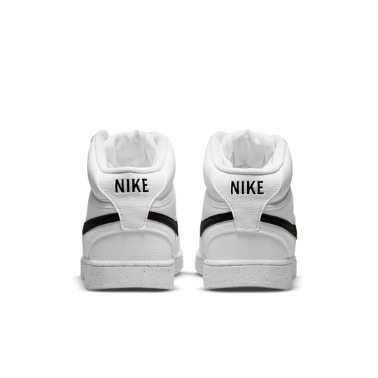 Nike Court Vision Mid Next Nature 'White Black' DN3577-101 - KICKS CREW
