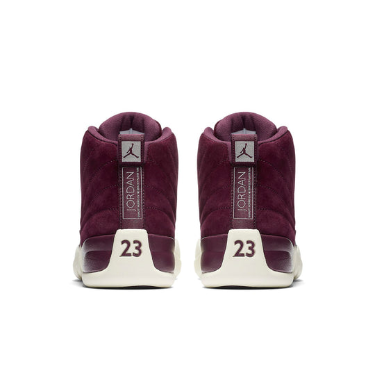 Air Jordan 12 Retro 'Bordeaux' 130690-617 Retro Basketball Shoes  -  KICKS CREW