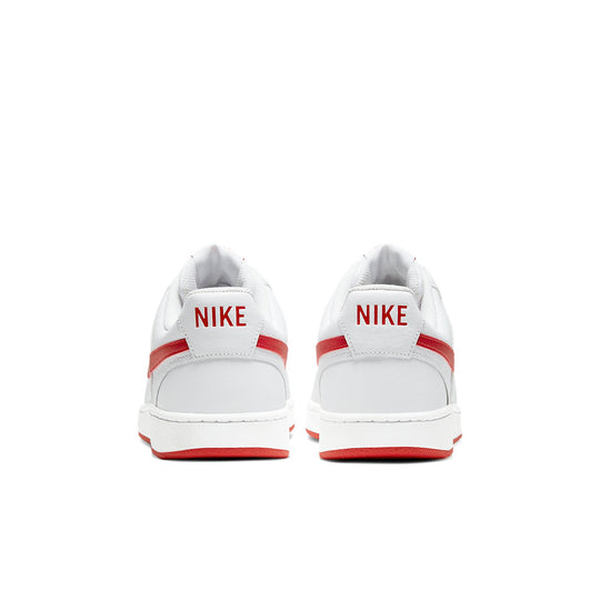 Nike Court Vision Low 'White University Red' CD5463-102-KICKS CREW